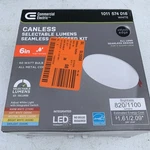 Commercial Electric Premium Series 6 In Led Selectable Lumen Slim Recessed Light. Fixed Price $13.75.