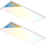 Allsmartlife 1X2 Ft Led Flat Panel Light Surface Mount, 24W 2880LM 5CCT 3000K-60. Fixed Price $115.95.