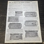 1908 Paper Ad Print Sears Catalog Quality Drawing Instruments Wrought Metal B5. Fixed Price $8.96.
