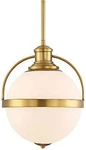 Savoy House 7-3102-1 Westbourne Light 12-3/4"W Pendant Brass. Fixed Price $502.00.