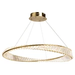Artcraft Lighting AC6721 Stella 32"W Crystal Ring Chandelier - Brass. Fixed Price $1524.35.