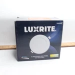 Luxrite Mini Panel Round 5CCT Smooth Canless Wafer Spotlight 4" LR23756. Fixed Price $14.10.