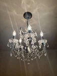Schonbek Crystal Chandelier 5 (1704U-76)FOR Swarovski Lighting Made Usa. Fixed Price $600.00.