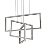 Afx Lighting Cole Pendant, Led 36W/2800LM/120V, Nk/wh - COLP24L30D1SN. Fixed Price $323.00.