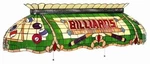 Ram Pool Table Lights Billiards Lighting CF50 Six 6 Bulb Stained Glass Fixture. Fixed Price $1413.00.