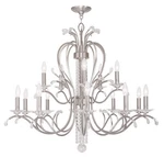 Livex Lighting 51009-91 Serafina Chandelier Brushed Nickel. Fixed Price $1552.46.