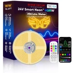 Shine Decor 24V Smart Neon Rope Lights, Rgbw Silicone Remote App W.... Fixed Price $111.19.