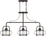 Quoizel TRG338OZ Three Light Island Chandelier Trilogy Old Bronze. Fixed Price $487.49.