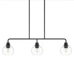 Hampton Bay Florabelle 3-LIGHT Island Pendant Matte Black Finish Glass. Fixed Price $54.00.