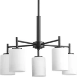 Progress Lighting Replay 5-LIGHT Black Chandelier Etched Glass P4319-31. Fixed Price $127.70.