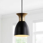 Jonathan Y Edison 5.75 In. 1-LIGHT Black/brass Gold Metal Led Pendant. Fixed Price $13.99.