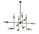 Artcraft Jersey 12 -light Antique Brass Industrial Chandelier AC10582VB $1,100. Fixed Price $506.31.
