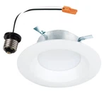 New Halo 4" LT4069FS1EWHR Recessed Selectable Baffle Downlight 60W 700LM 5CCT. Fixed Price $14.35.