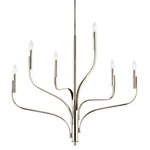 Kichler 52673 Livadia Light 37"W Taper Candle Style Chandelier - Nickel. Fixed Price $534.99.