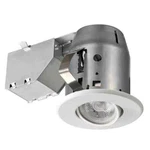 Globe Electric 3 In. New/old Work White Swivel Spotlight Recessed Lighting Kit. Fixed Price $17.14.