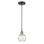 Innovations Athens Swirl 1LT 6" Mini Pendant, Bb/deco 616-1P-BAB-G1213-6. Fixed Price $109.12.