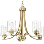 Craftmade 50525 Bolden Light 24"W Chandelier - Brass. Fixed Price $338.40.