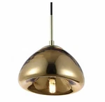 Elegant LDPD2020 Gold 1-LIGHT 7IN Dia Reflection Mini Pendant. Fixed Price $18.87.