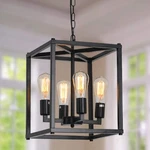 Lanhall 4-LIGHT Farmhouse Chandelier Fixture Rustic Industrial Pendant Lighting. Fixed Price $100.27.