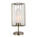 Woodbridge Lighting Tanner Table Lamp, Embedded Led, Brushed Brass - 19371CBRLE. Fixed Price $99.99.