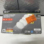 Commercial Electric 6 In. Led 2-LEVEL Lumen Select Canless Recessed Light *390. Fixed Price $31.74.