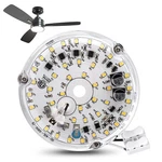 18W Universal Ceiling Fan Light Kit, Diameter: About 3.94 Inch, White. Fixed Price $19.55.