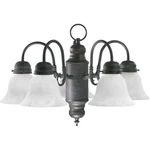 Quorum Light Chandelier, Toasted Sienna 6429-5-44. Fixed Price $74.99.