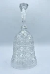 Vintage 1940S Federal Glass Co Bell 7" Eapg Windsor Botton Cane Pattern Clear. Fixed Price $20.00.
