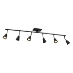 Modern Led 6-LIGHT Track Lighting, Matte Black, 44 Inch, GU10 Bulb Incl.... Fixed Price $285.58.