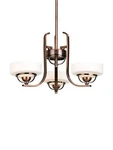 Progress Lighting P4691-124WB G9 Chandelier, 3-60-WATT. Fixed Price $209.00.
