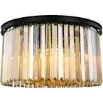 Elegant Lighting 1238F26MB-GT/RC Sydney Flush Mount Matte Black. Fixed Price $1020.00.