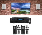 Technical Pro Home Karaoke Machine SYSTEM+(2) 5.25" White Wall Mount Speakers. Fixed Price $264.90.