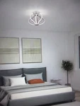 Artika Meridian 12 In. 1-LIGHT Modern Chrome Integrated Led Flush Mount. Fixed Price $85.45.