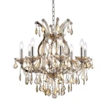 Elegant Lighting 2800D26-GT/RC Maria Theresa 9 26"W Crystal Multicolor. Fixed Price $1416.00.
