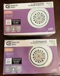 Lot Of 2- Commercial Electric Recessed Lighting Kit 3 Inch Led New Box. Fixed Price $13.99.