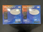 Pair Of (2) Blnan Motion Sensor Ceiling Light 8.7INCH-2PACK White LS-CL-G18W-M-S. Fixed Price $54.99.
