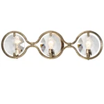 Crystorama Quincy 3-LIGHT 25" Bathroom Vanity Distressed Twilight. Fixed Price $498.00.