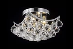 4-LT Corona Flush Crystal Chrome Fixture New Elegant Lighting V9800F10C/RC. Fixed Price $159.95.