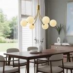 Yansun 6-LIGHT Vintage Gold Sputnik Linear Pendant Chandelier ZX24401FDBA2. Fixed Price $96.76.