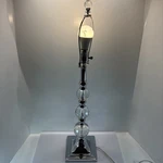 Stacked Facet 3 Crystal Ball & Chrome Table Lamp 29 Glam Light Hollywood Modern. Fixed Price $59.95.