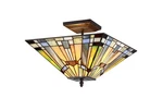 Chloe CH33293MS14-UF2 Lighting Kinsey 2-LIGHT Tiffany Style Missi. Fixed Price $172.99.
