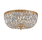 Crystorama 712-OB-CL-I Ceiling Mount 3-LIGHT Italian Flush Olde Brass. Fixed Price $394.00.