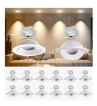 Lightdot 12 Pack Inch Led Gimbal Recessed Lighting, 360 +90 Adjustable, 3CCT. Fixed Price $68.99.