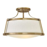 Hinkley Light Charlotte Semi Flush Mount, Brushed Caramel - 3522BC. Fixed Price $499.00.