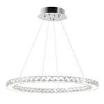 Cwi Lighting Ring 24" Chandelier, Stainless Steel 5080P24ST-R. Fixed Price $384.00.
