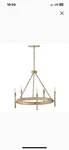 Hinkley Lighting 3675CPG Tress 25 Wide Taper Candle Chandelier. Fixed Price $250.00.