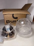 Dsmjfu Brass Semi Flush Mount Ceiling Light, Small Hallway Fixture Clear. Fixed Price $39.99.