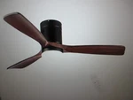 Yuhao 52 In. Indoor Low Profile Wood Ceiling Fan Dark Brown With Light & Remote. Fixed Price $104.96.