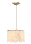 New Z Lite Viviana Light 11.5 Inch Rubbed Brass Pendant Ceiling. Fixed Price $109.00.