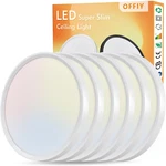 6PK 12 Inch Led Flush Mount Ceiling Light, 24W, 2520LM, 3000K/4000K/6000K Cct Se. Fixed Price $87.99.